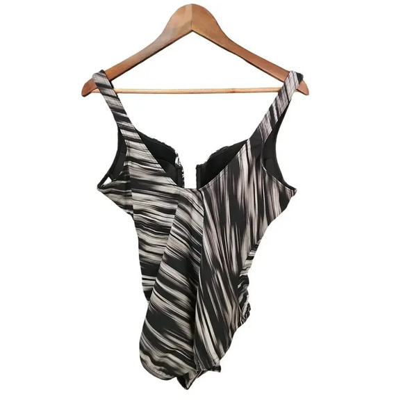 Miraclesuit Escape One Piece Swimsuit Warp Speed Size 12 - Picture 6 of 8
